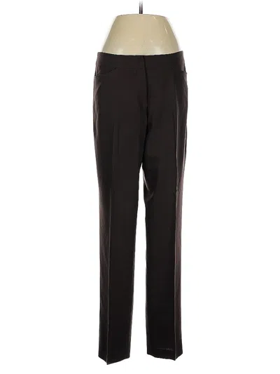 Pre-owned Eileen Fisher Dress Pants In Brown
