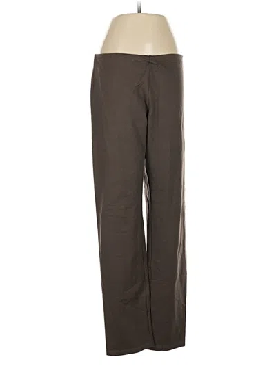 Pre-owned Eileen Fisher Dress Pants In Brown