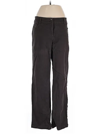 Pre-owned Eileen Fisher Dress Pants In Brown