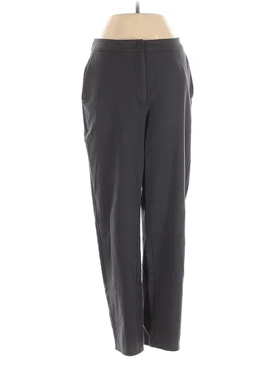 Pre-owned Eileen Fisher Dress Pants In Gray