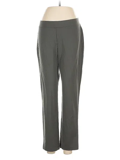 Pre-owned Eileen Fisher Dress Pants In Gray