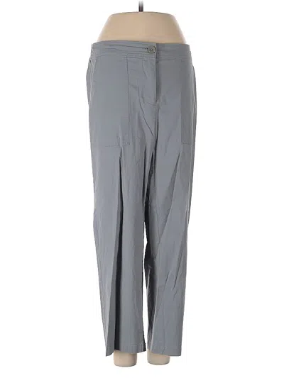 Pre-owned Eileen Fisher Dress Pants In Gray