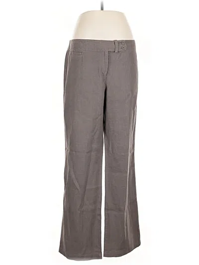 Pre-owned Eileen Fisher Dress Pants In Gray