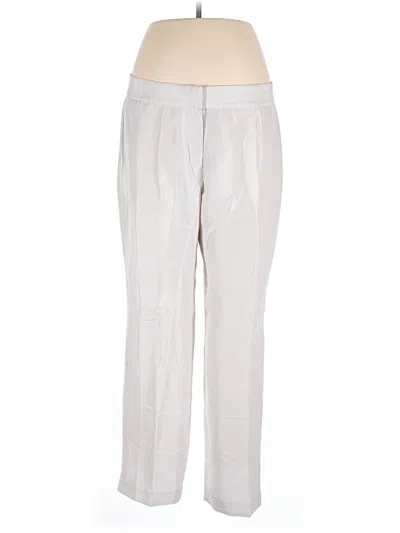 Pre-owned Eileen Fisher Dress Pants In Ivory