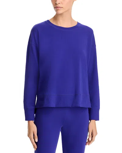Eileen Fisher Dropped Shoulder Top In Blue Violet