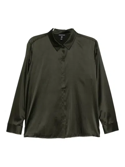 Eileen Fisher Easy Shirt In Green