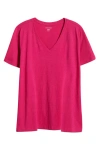 Eileen Fisher Easy V-neck Organic Cotton T-shirt
