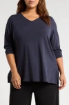 EILEEN FISHER EILEEN FISHER EASY V-NECK TUNIC