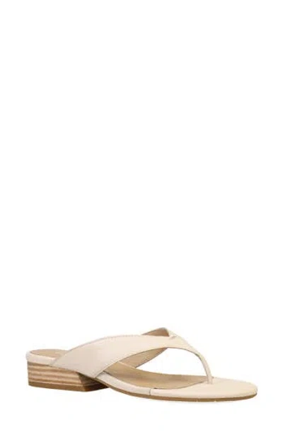 Eileen Fisher Erika Leather Sandal In Neutral
