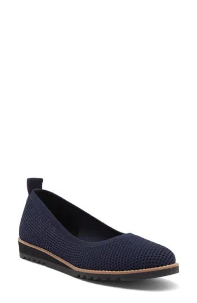 Eileen Fisher Etta Knit Slip-on Shoe In Midnight
