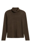 Eileen Fisher Fine Gauge Wool Turtleneck Sweater In Wren