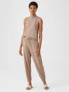 Eileen Fisher Fine Jersey Jogger Pant In Pink