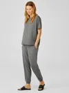 Eileen Fisher Fine Jersey Jogger Pant In Gray