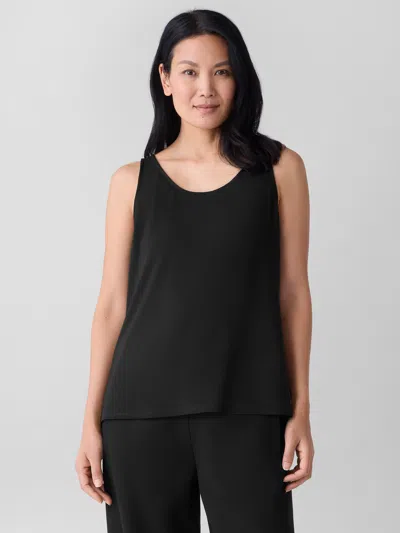 EILEEN FISHER FINE JERSEY SCOOP NECK TANK