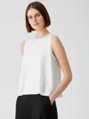Eileen Fisher Fine Jersey Tank In White