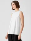 Eileen Fisher Fine Jersey Tank In White