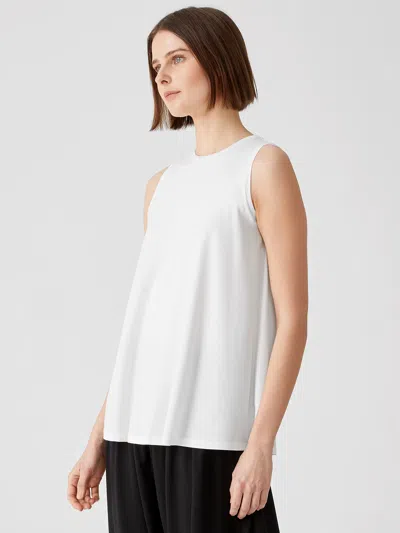 Eileen Fisher Fine Jersey Tank In White