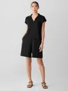Eileen Fisher Fine Jersey Shorts In Black