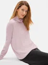 Eileen Fisher Fine Merino Box-top In Responsible Wool In Purple