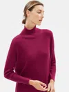 Eileen Fisher Fine Merino Box-top In Responsible Wool In Red