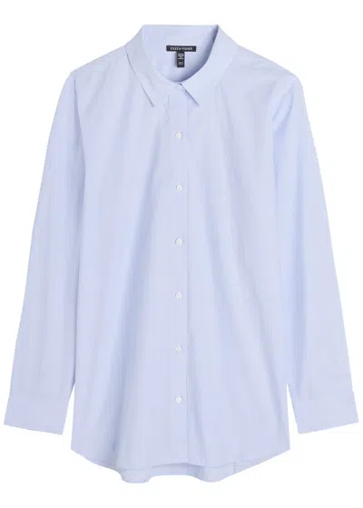 EILEEN FISHER EILEEN FISHER FINE-STRIPED COTTON SHIRT