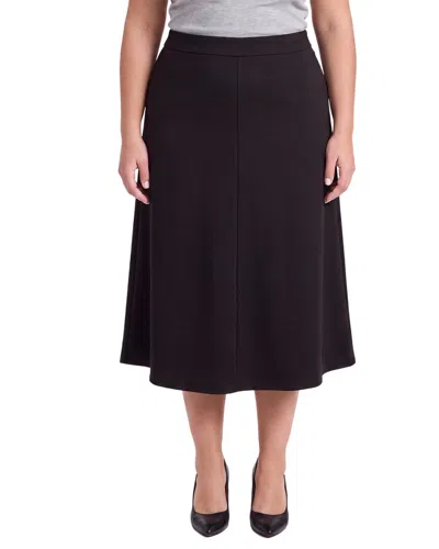 Eileen Fisher Flare Skirt In Animal Print
