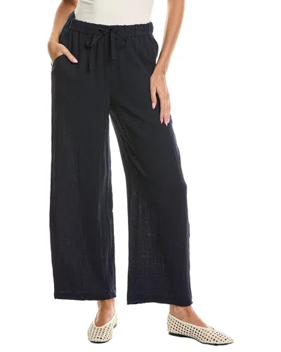 Eileen Fisher Flare Wide Leg Pant In Blue