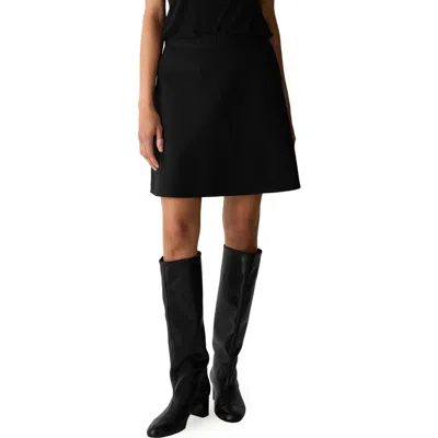 Eileen Fisher Flared Miniskirt In Black