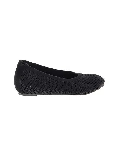 Pre-owned Eileen Fisher Flats In Black