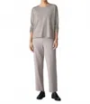 Eileen Fisher Flex Pointe Straight Pant In Dove In Gray