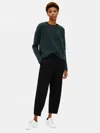 Eileen Fisher Flex Ponte Lantern Pant In Black