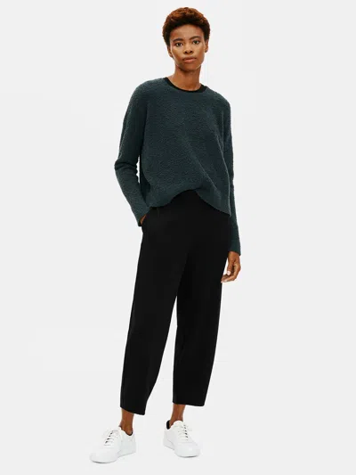 Eileen Fisher Flex Ponte Lantern Pant In Black
