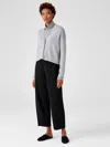 Eileen Fisher Flex Ponte Lantern Pant In Gray
