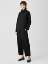 Eileen Fisher Flex Ponte Lantern Pant In Black