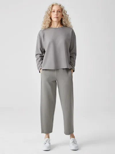 Eileen Fisher Flex Ponte Lantern Pant In Gray