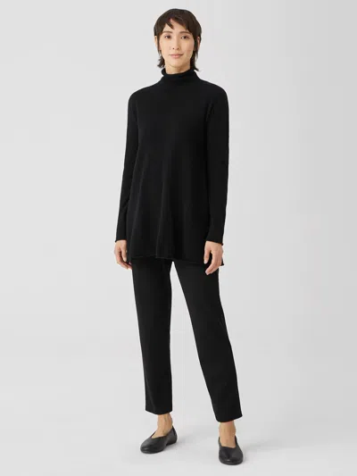 Eileen Fisher Flex Ponte Pant In Black