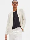 Eileen Fisher Flex Tencel Ponte Jacket In Neutral