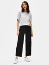 Eileen Fisher Flex Tencel Ponte Lantern Pant In Black