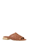 Eileen Fisher Folie Woven Leather Slide Sandals