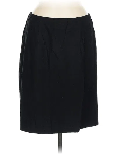 Pre-owned Eileen Fisher Formal Skirt In Black