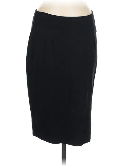 Pre-owned Eileen Fisher Formal Skirt In Black