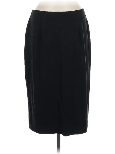 Pre-owned Eileen Fisher Formal Skirt In Black