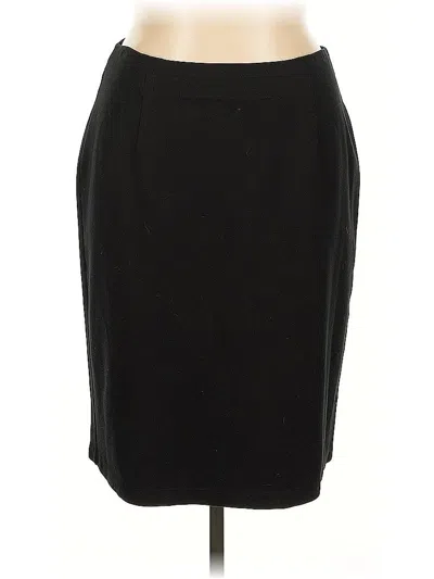 Pre-owned Eileen Fisher Formal Skirt In Black