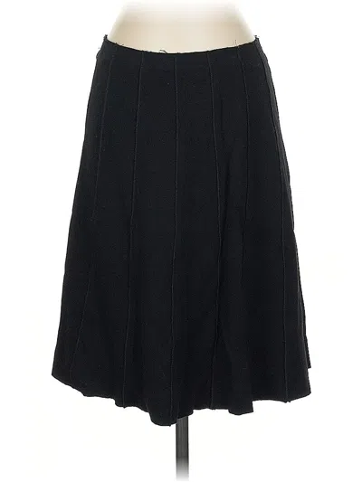 Pre-owned Eileen Fisher Formal Skirt In Black