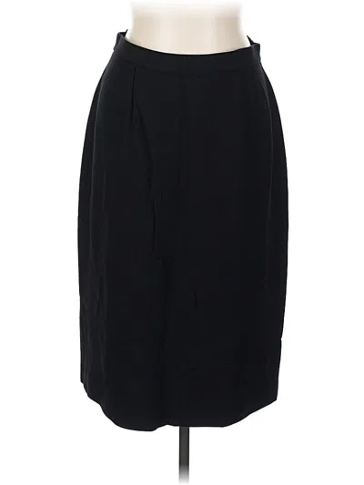 Pre-owned Eileen Fisher Formal Skirt In Black