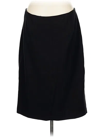 Pre-owned Eileen Fisher Formal Skirt In Black