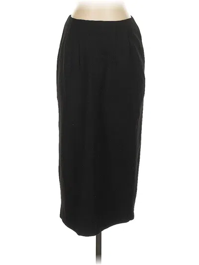 Pre-owned Eileen Fisher Formal Skirt In Black