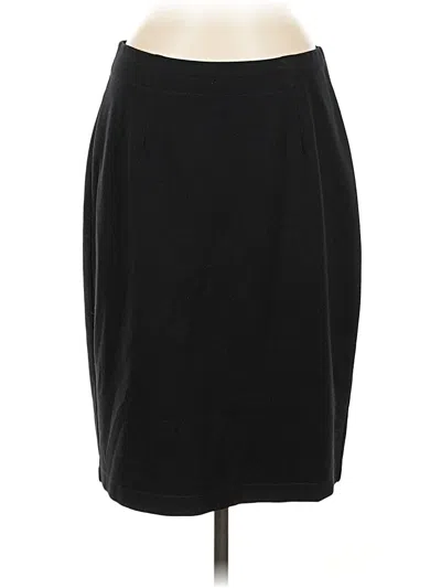 Pre-owned Eileen Fisher Formal Skirt In Black