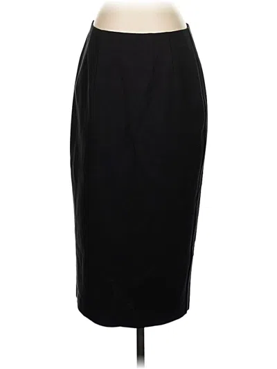 Pre-owned Eileen Fisher Formal Skirt In Black