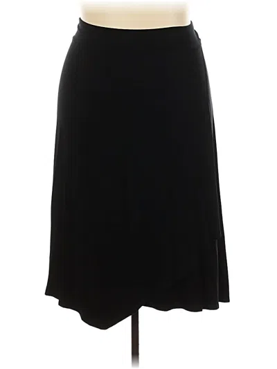 Pre-owned Eileen Fisher Formal Skirt In Black